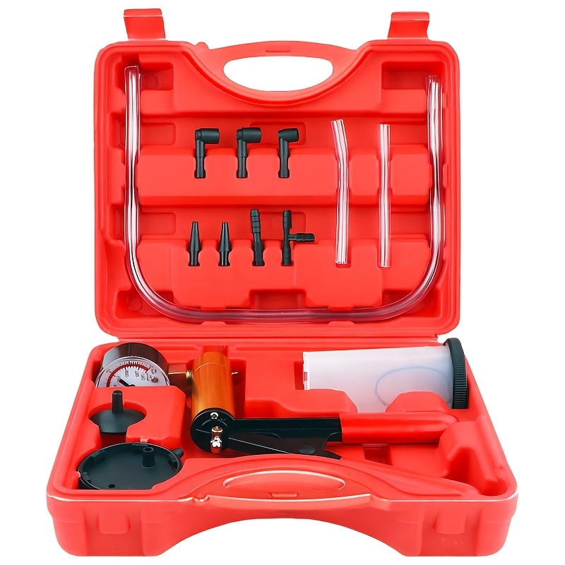 TEMU Brake Fluid Replacement Tool Manual Vacuum Pump, Automotive Brake Tool