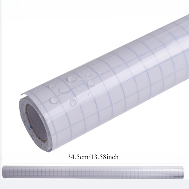 1volume Transparent Self-adhesive Book Set, Cut Size Pvc Book Film, Transparent Adhesive Book Cover Roll, Main Material: Pvc
