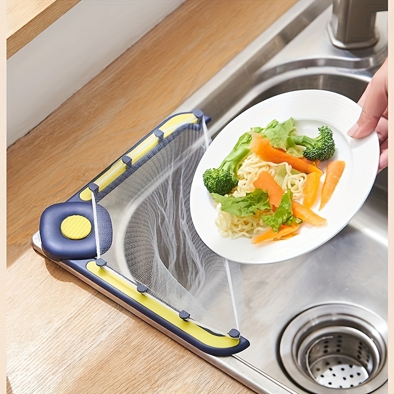

Disposable Kitchen Garbage Filter Mesh Colander - Plastic Food Strainer For Draining Pasta, Vegetables, And Preventing Clogged Sink Drains