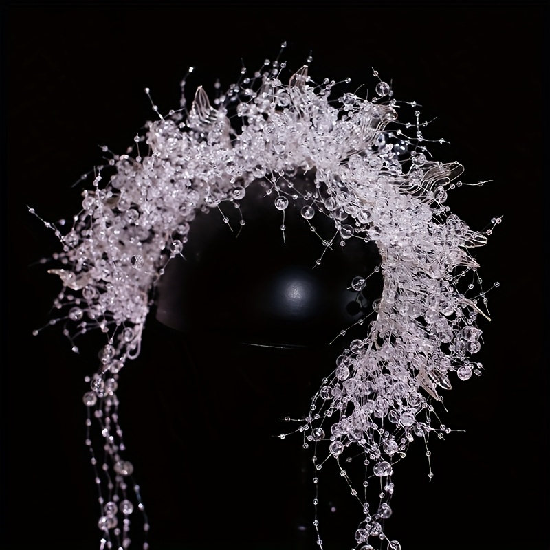 E-shop leichtes Luxus-Braut-Haar-Accessoire der gehobenen Preisklasse, Waldstil-Temperament-Prinzessinnen-Brautkleid-Accessoire, Brautschmuck