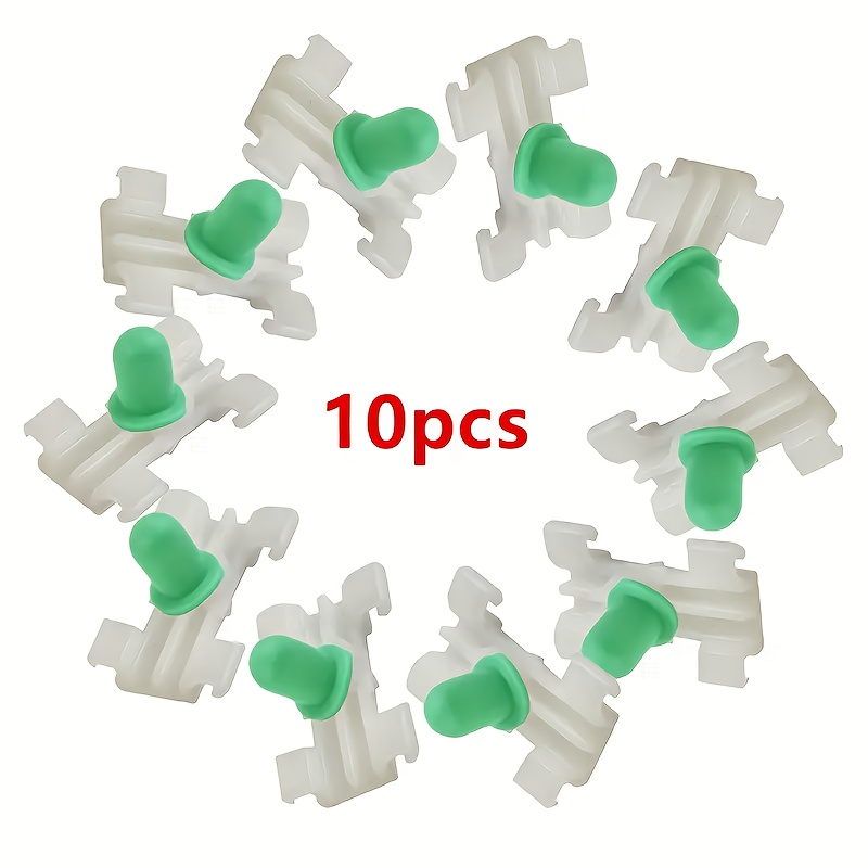 10pcs Side Molding Clips For E46 Car Exterior Side Moulding Door Bumpstrip Retaining Fastener Clips Rivet