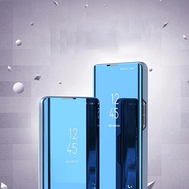 Husă pentru Telefon: Set de 2 bucăți (1 Husă cu 1 Pungă de Curățare) Husă Luxoasă cu Oglindă, Antiderapantă și Anticădere, Compatibilă cu for Samsung Galaxy A37 A57 A56 A54 A52 A34 A32 A26 A22 A13 A14 4G 5G, Husă de Protecție Anticădere