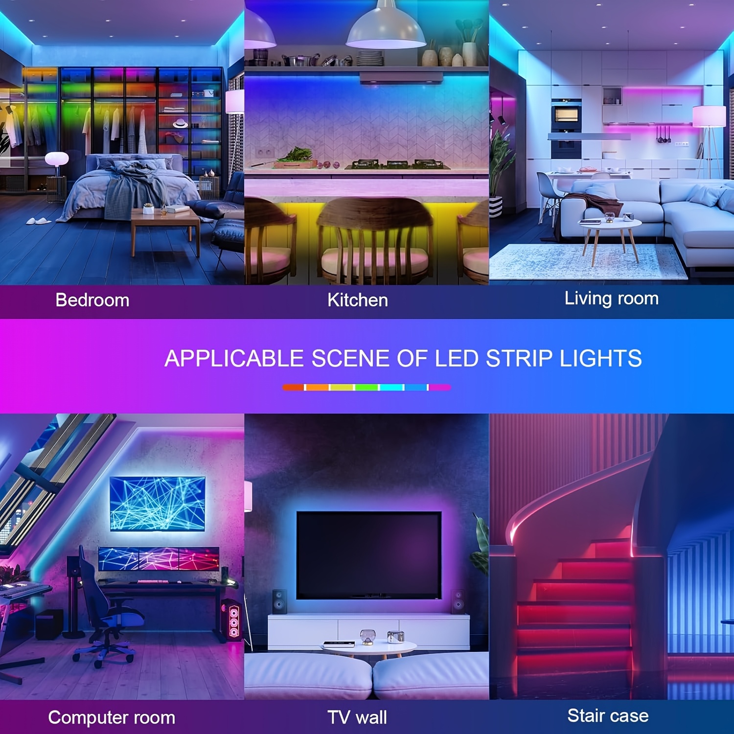 96 LEDs/M LED Strip Light, Adjustable Color Temperature