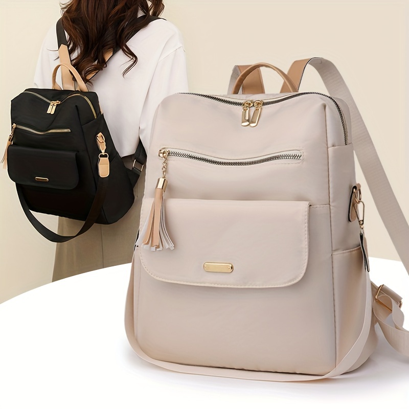 

New Casual And Simple Backpack With Large Capacity For , Multi Functional For School Students