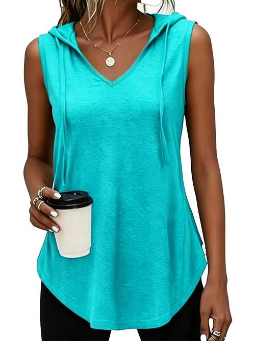 plus size plus size spring summer plus size womens top t shirt solid elegant hooded t shirt women