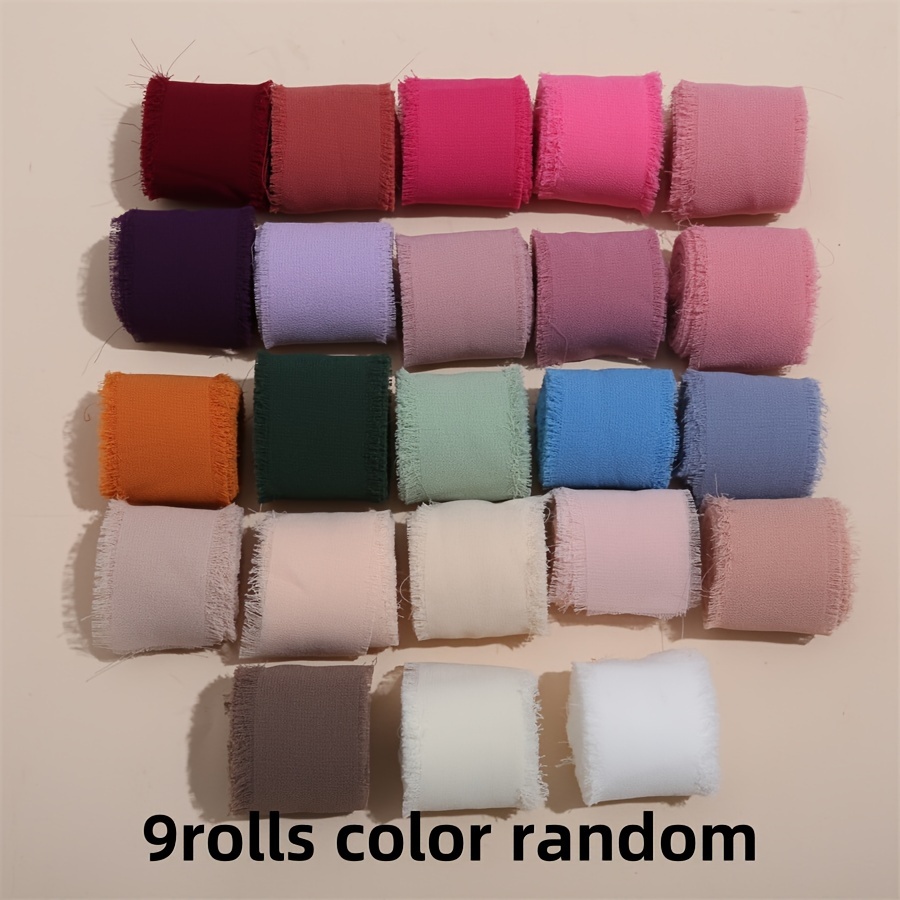 

9 Rolls 50 Set, Polyester Mixed For , Bridal , Decorations, Wrapping & Bow , No Or Battery Needed, -free - For Christmas, Halloween, Easter, 's Day & Universal