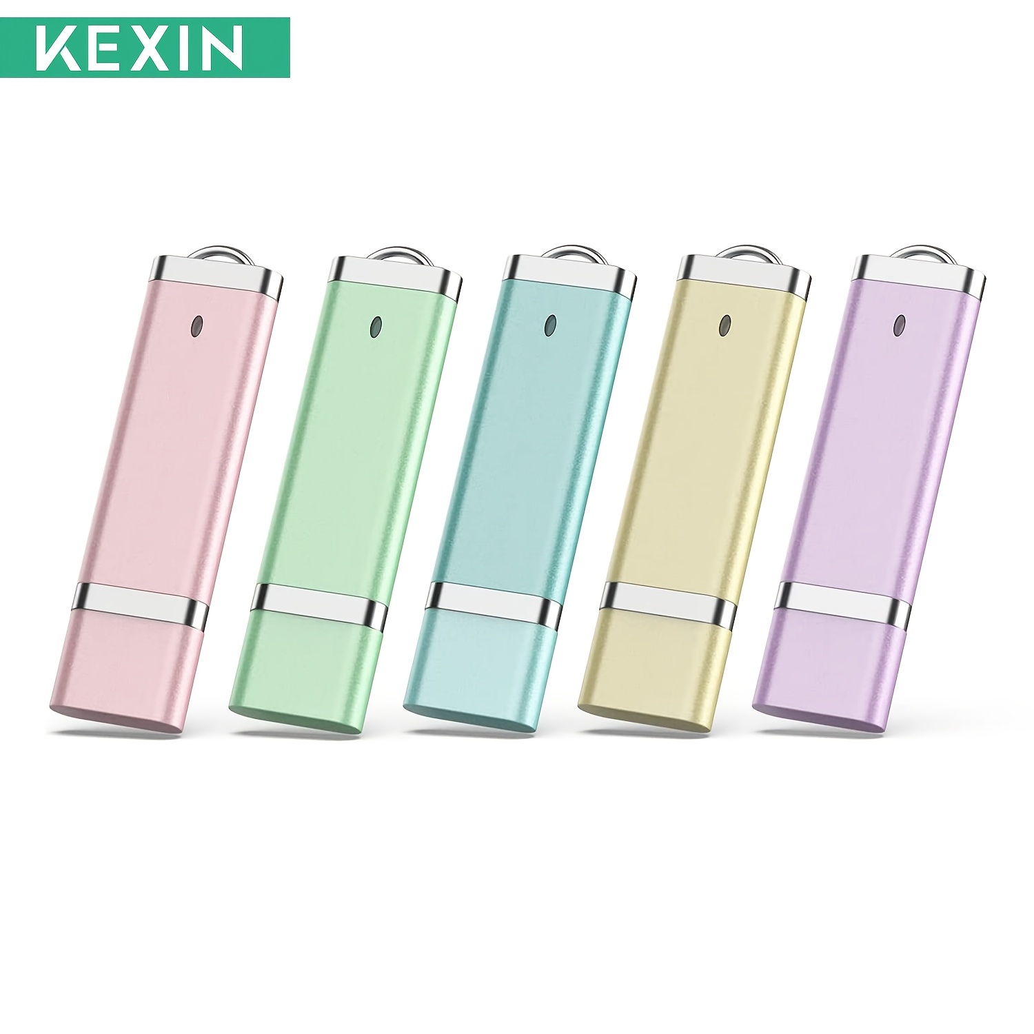 Image of Kexin 5pcs 8gb 16gb 32gb Usb 2.0 Flash Drive Usb Stick 2.0 High Speed Jump Drive Portable Pen Drive With Led Indicator For Pc Laptop Backup Storage Data