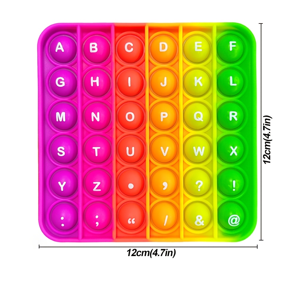 Square Learning Toys with ABC Alphabet Chart
