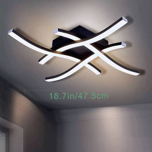 18 inch led ceiling lamp 3 color changing control chrome based embedded installation lamp bedroom kitchen balcony front door