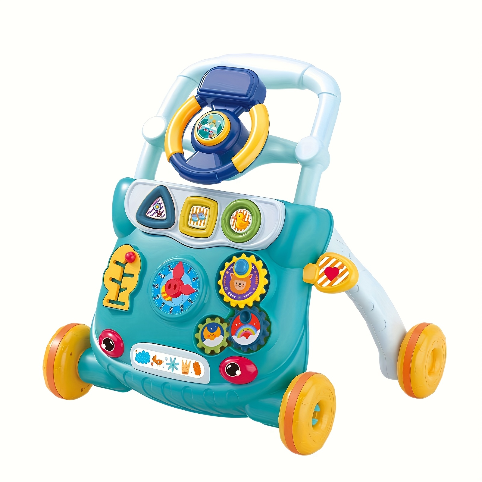 Temu – TEMU Baby Walker Toy With Music & Anti-rollover Safety – Toddler Learning Toy For Early Walking Development, Educational Baby Gear, Activity Center,