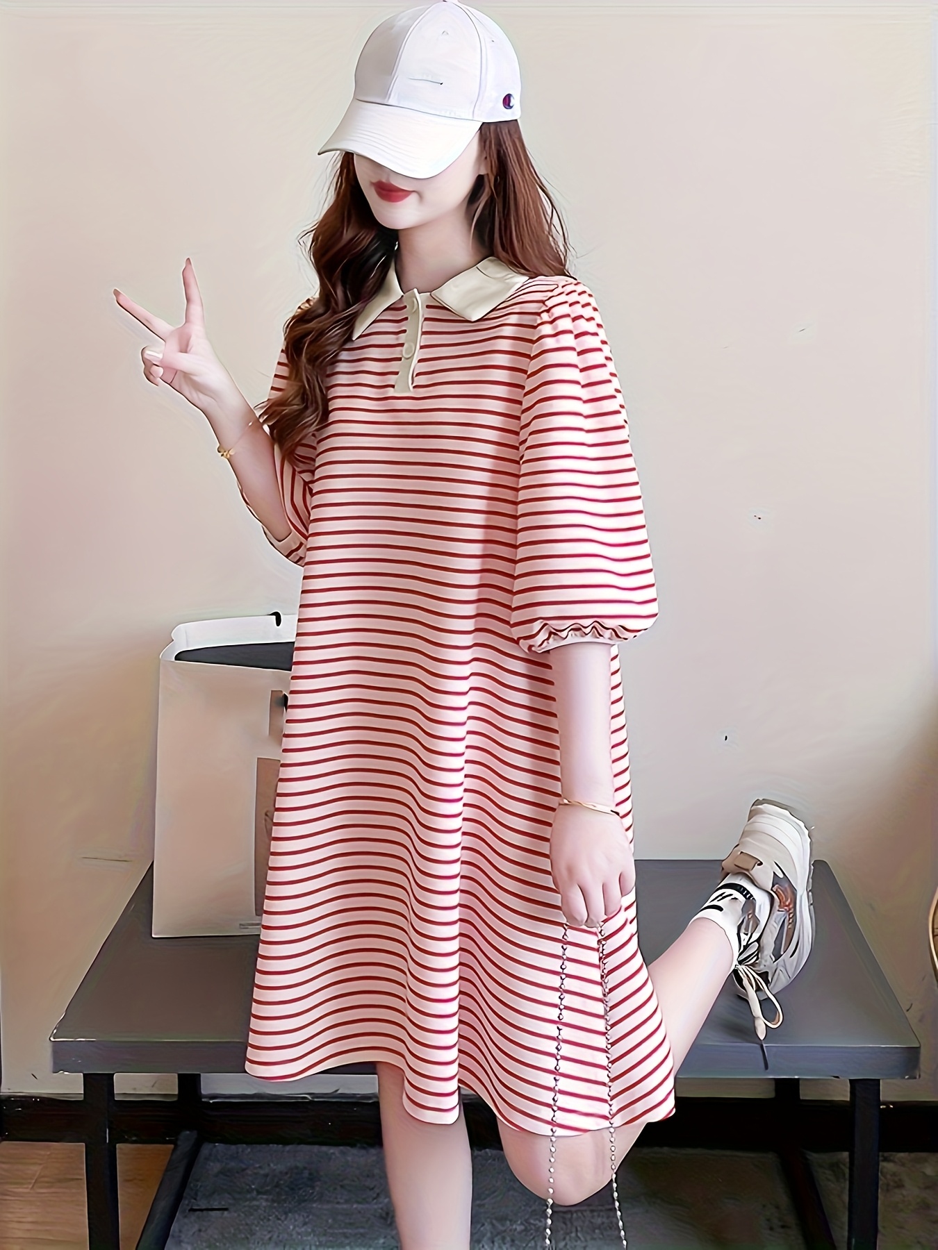 t shirt dresses for women sold on Temu United States