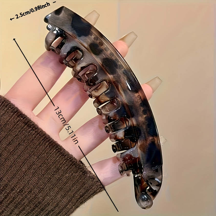 2pcs Large Size Hair Clips with Back Combs