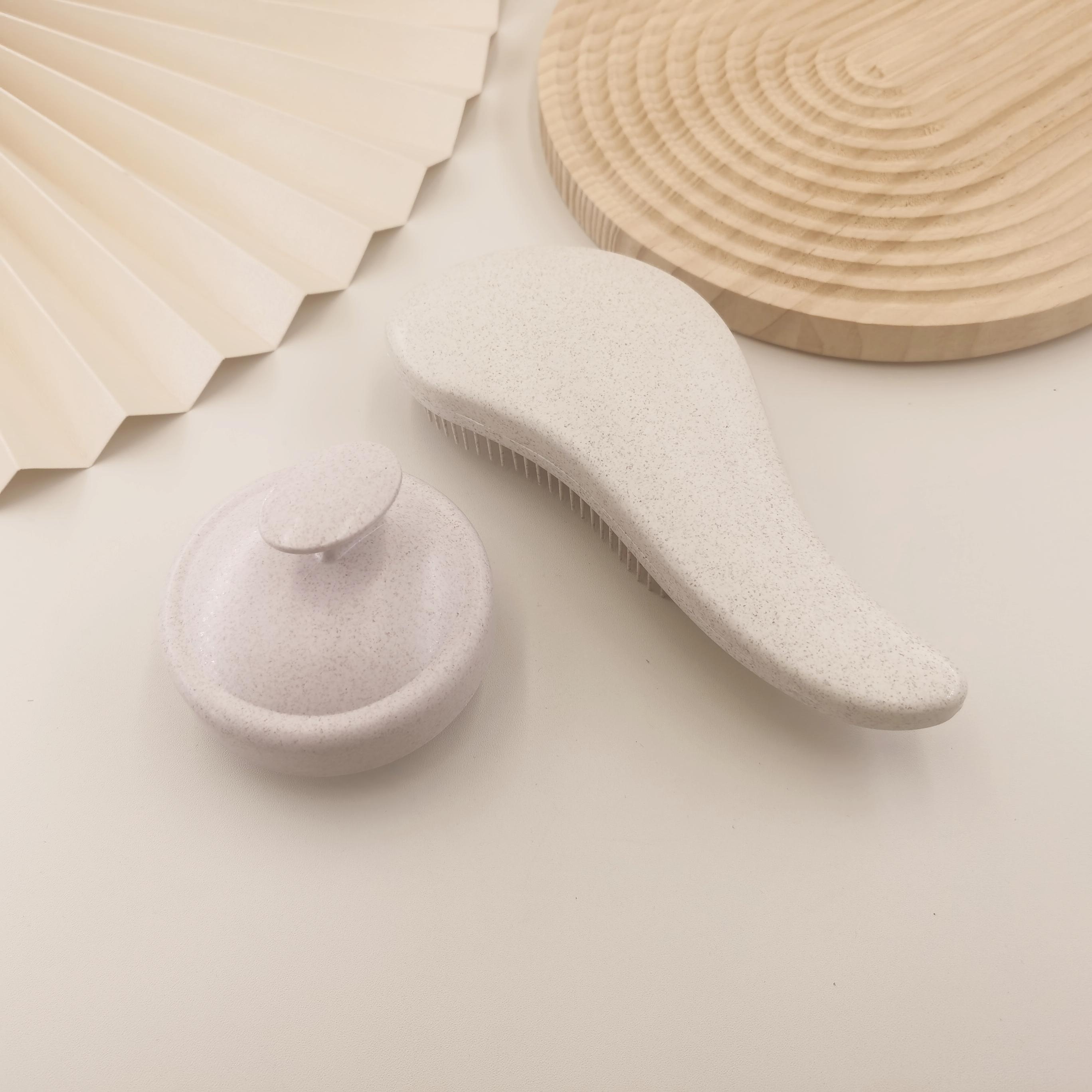 2pcs Shampoo Set - Massage & Washing Bristles, Abs