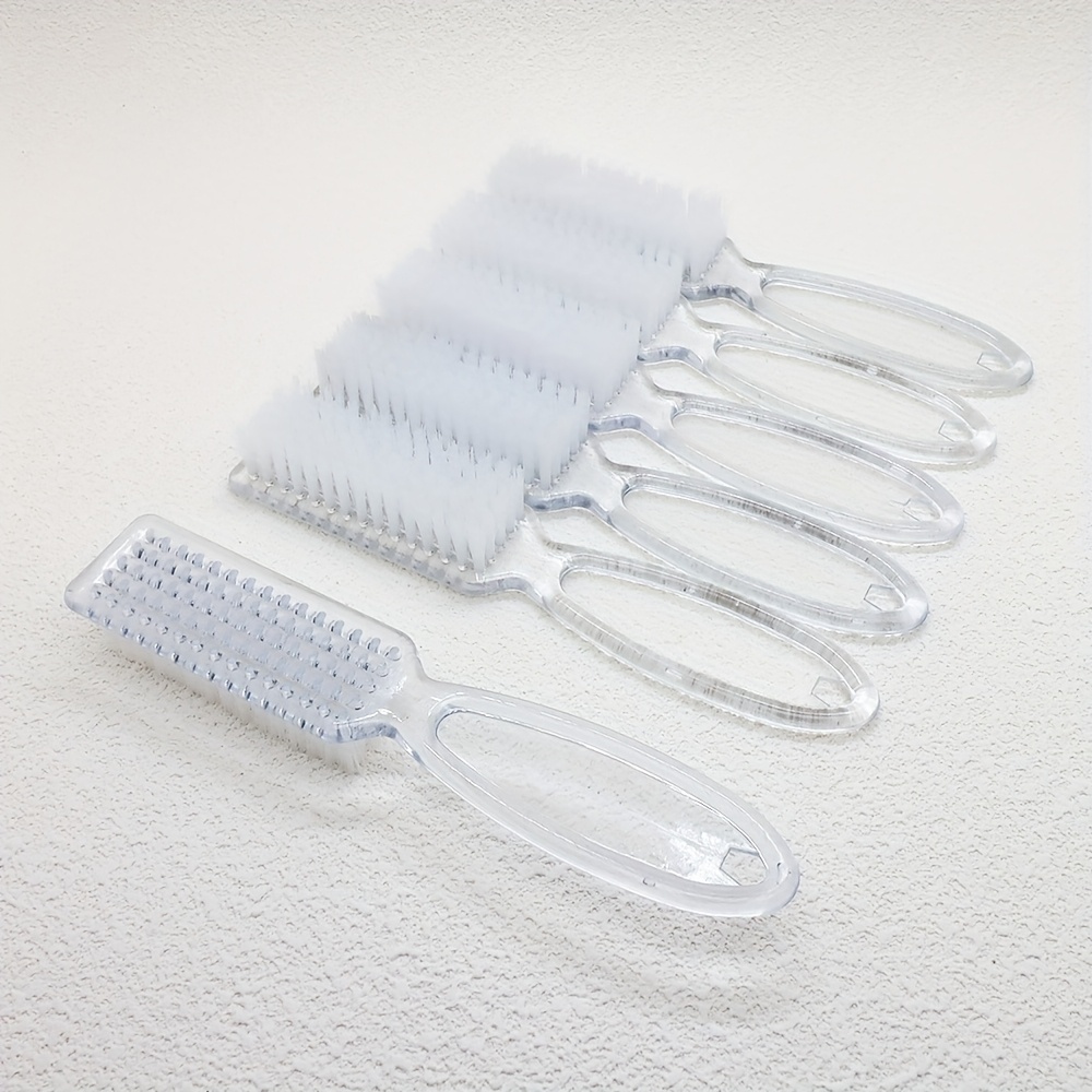 Multifunctional Transparent Nail Cleaning Brushes Set