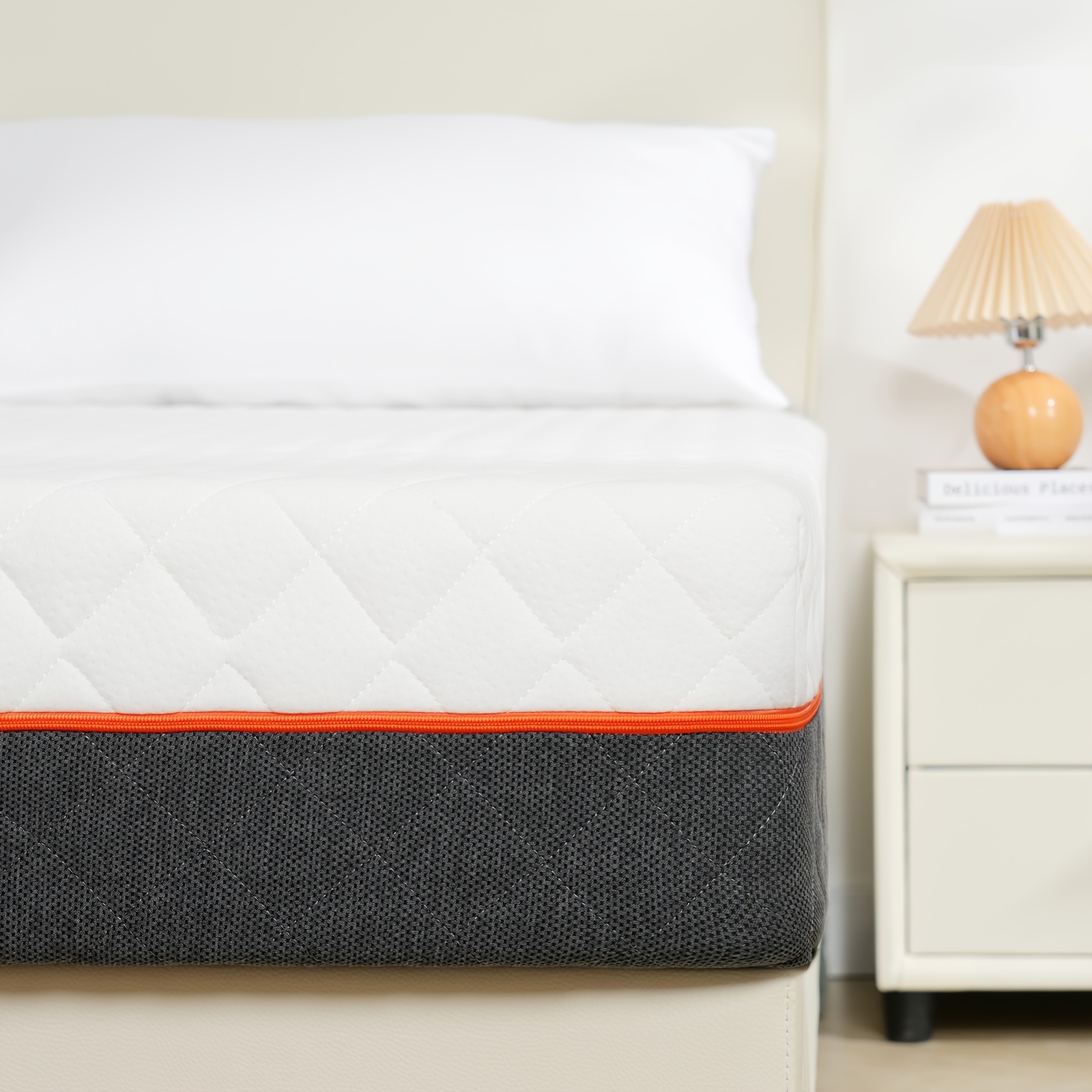 Image of Mattress 90 X 200 Cm Firmness Levels H2 & H3 Comfortable Mattress Height 18 Cm Ergonomic Orthopedic 5-zone Mattress With Breathable Cover (90 X 200)