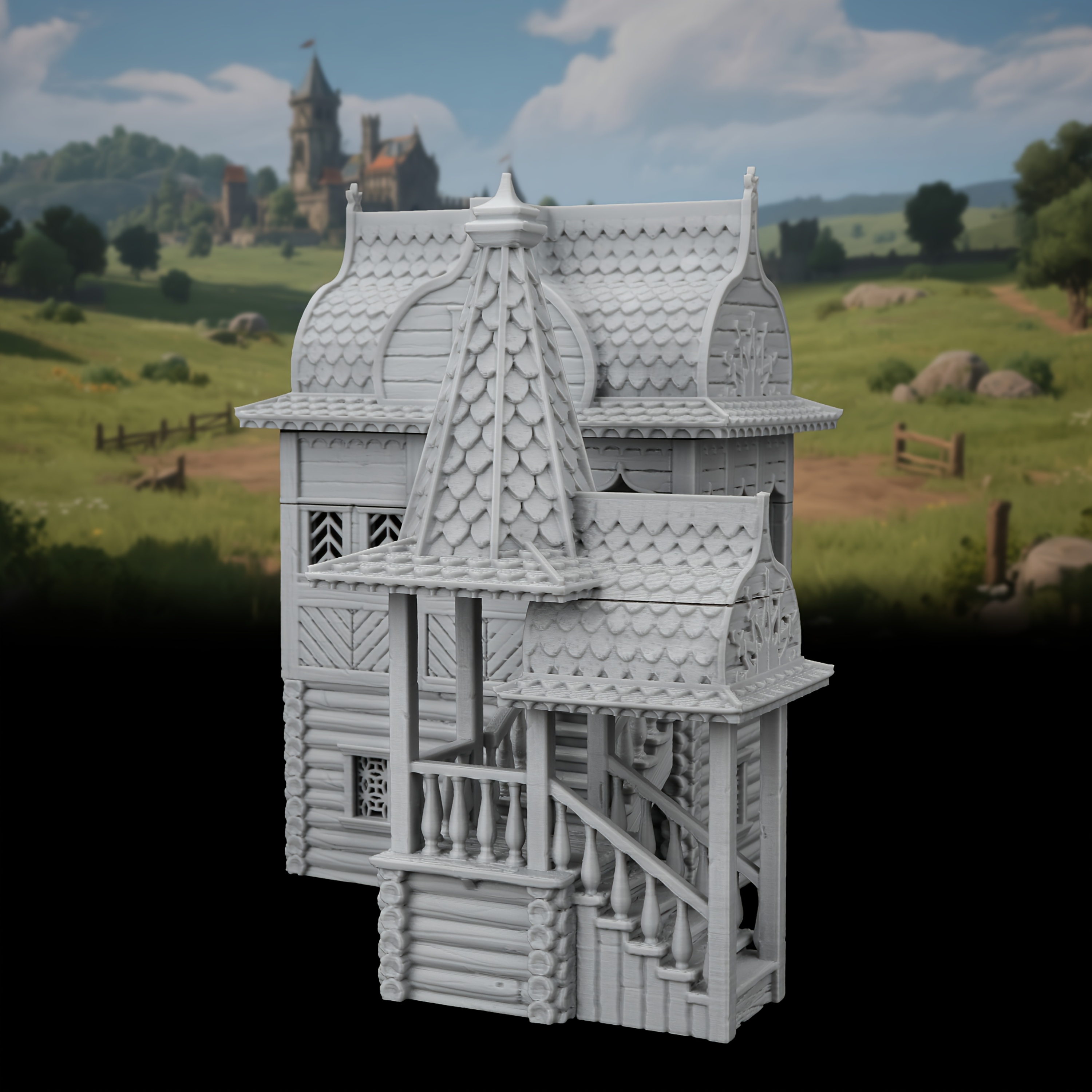 Gorgeous Building Terrain Model for RPGs