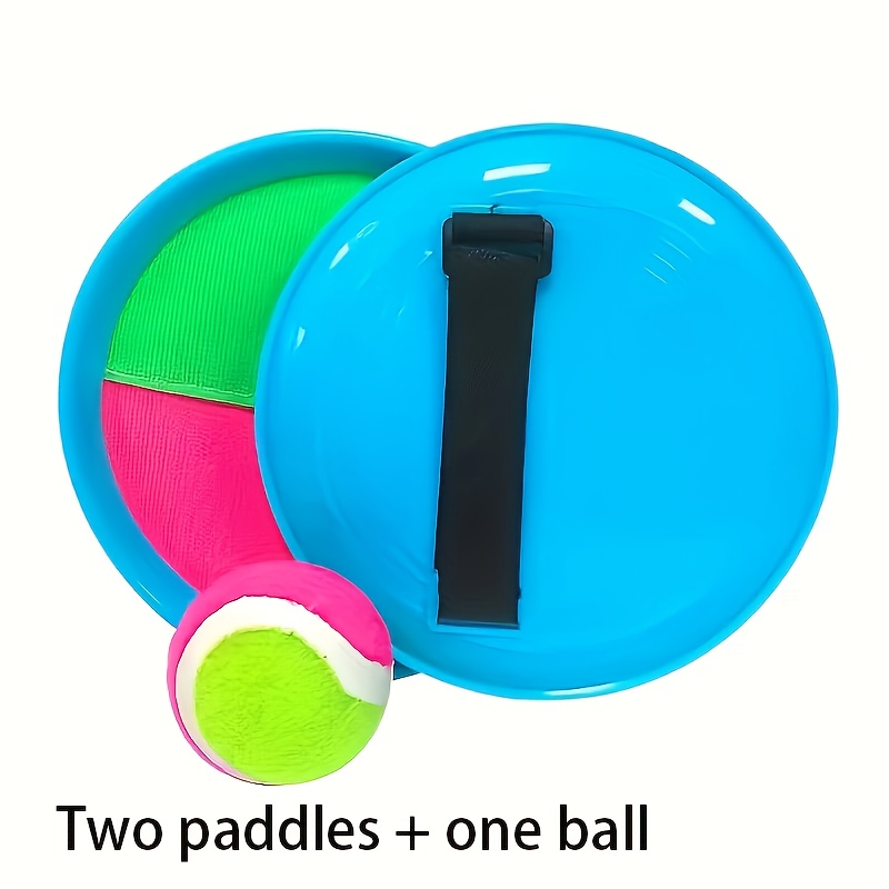 Image of Toss And Catch Ball Set For Kids - 3-pack - Beach Toys Pool Toys Yard Games For Family - Backyards Beach Toys Easter Gifts For Kids/ For Family