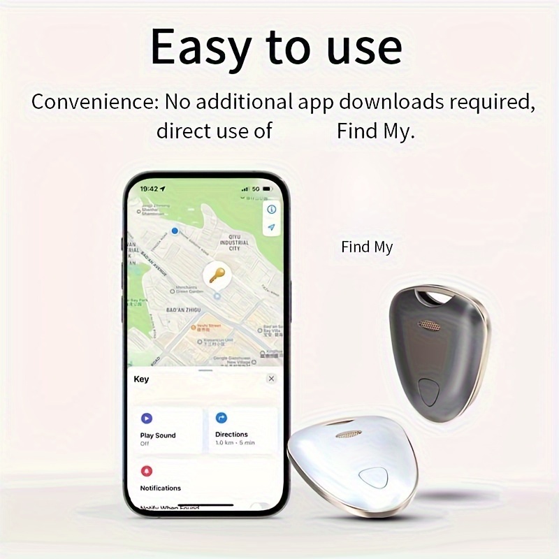 Rastreador Gps Inteligente Localizador Ios, Teléfono, Encuentra Rastreador,  Posicionamiento Global Sin Límite Distancia, Búsqueda Llaves Perdidas,  Cartera Equipaje, Pago En Línea Rápido Seguro