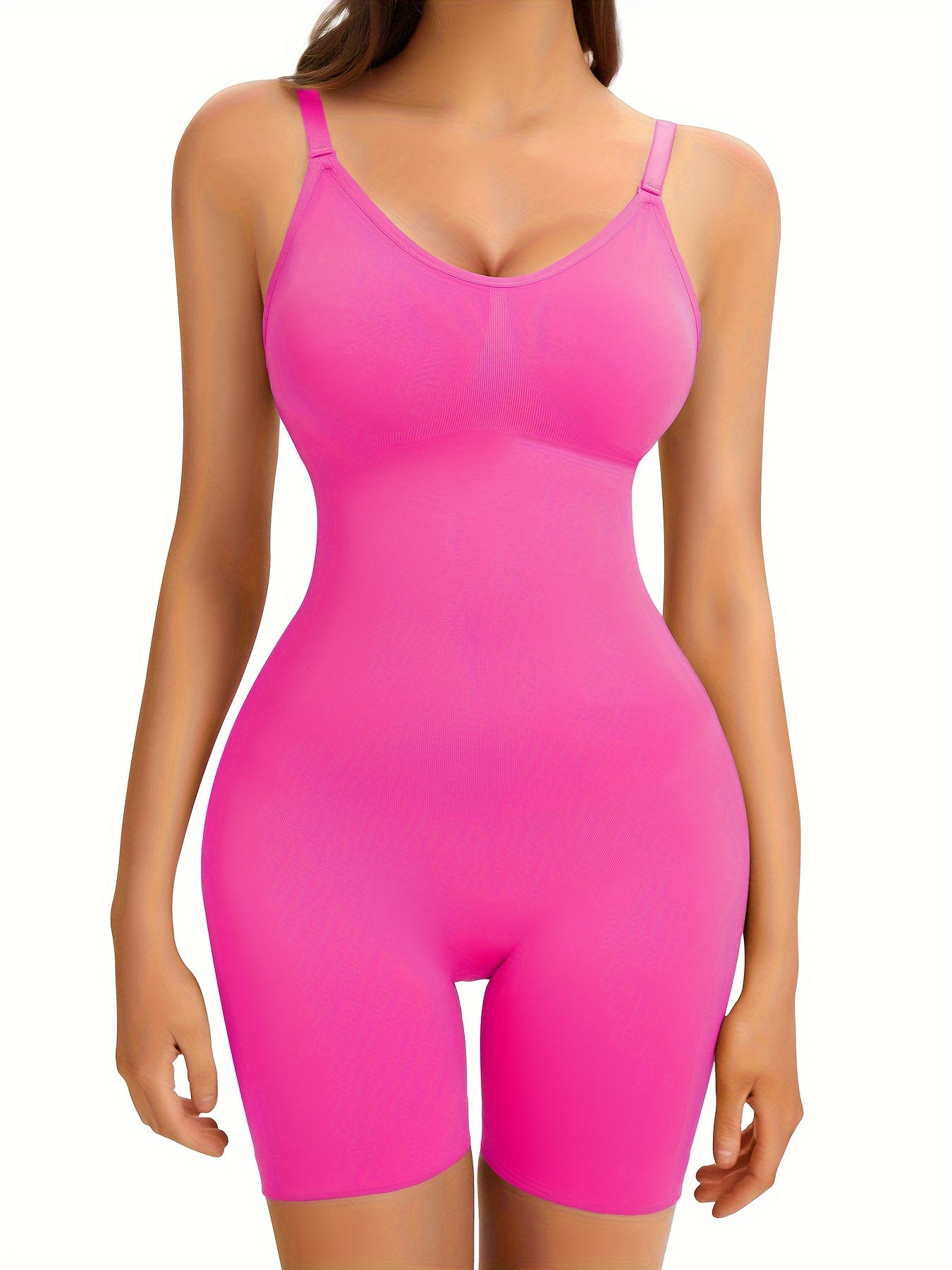 Women's 3 Piece Shapewear Bodysuit Tummy Control Seamless Thong Body Shaper  Sexy Ribbed V Neck Butt Lifting Shapewear Tops : : Clothing, Shoes  & Accessories