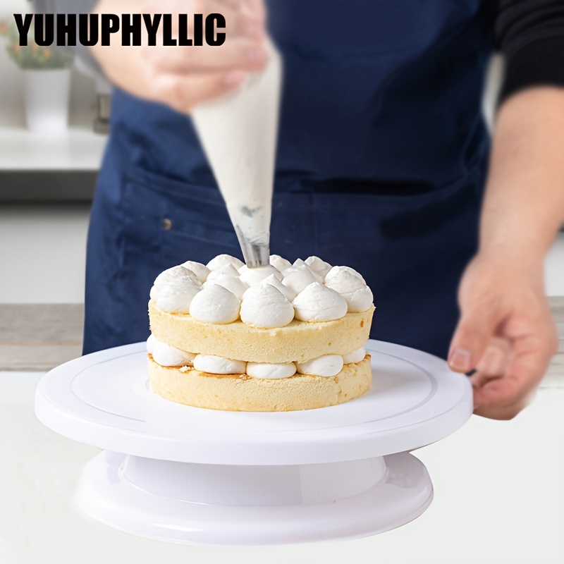 

Yuhuphyllic Cake Turntable Baking Turntable Rotating Cake Decorating Table Plastic Decorating Tool Cake Decorating Turntable For Restaurant