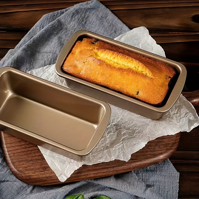 

1pc, Carbon Steel Loaf Pan, Rectangular Bread Mold, Thickened Metal Baking Tools For , Home Kitchen Oven Bake Tray, Baking Tools