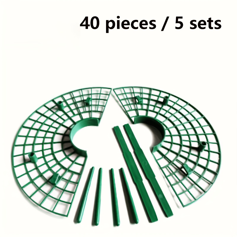 40pcs Set, 8in -1 Combination-high-quality Strawberry Planting Pots-quick Installation Design-multi-functional Plant Rack, Suitable For Strawberries And Small