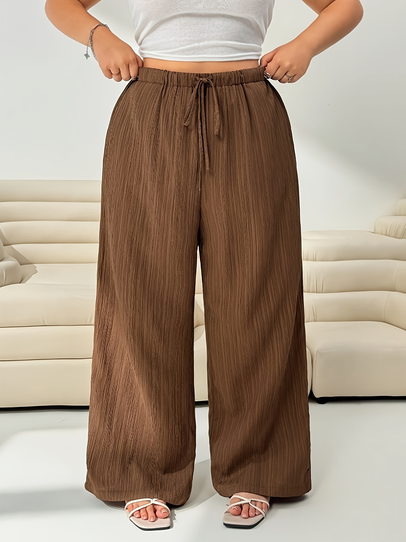 DESCENDANT SF WIDE TROUSERS size4 BROWN Buy Chocolate Brown Stay