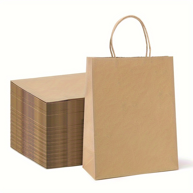 

Kraft Paper Shopping Bags - Gifts, Baking, Or - X 8.27cm X 15cm