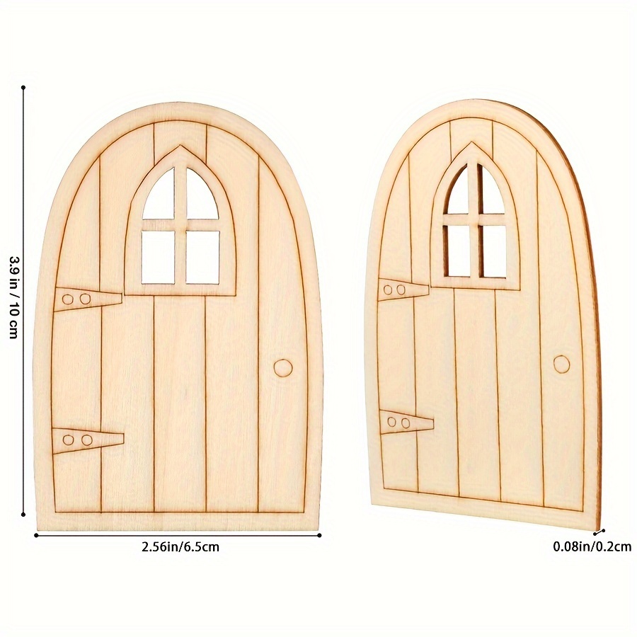 20 Mini-Fensterrahmen Aus Holz 7x7cm – Für Miniaturhäuser & Deko