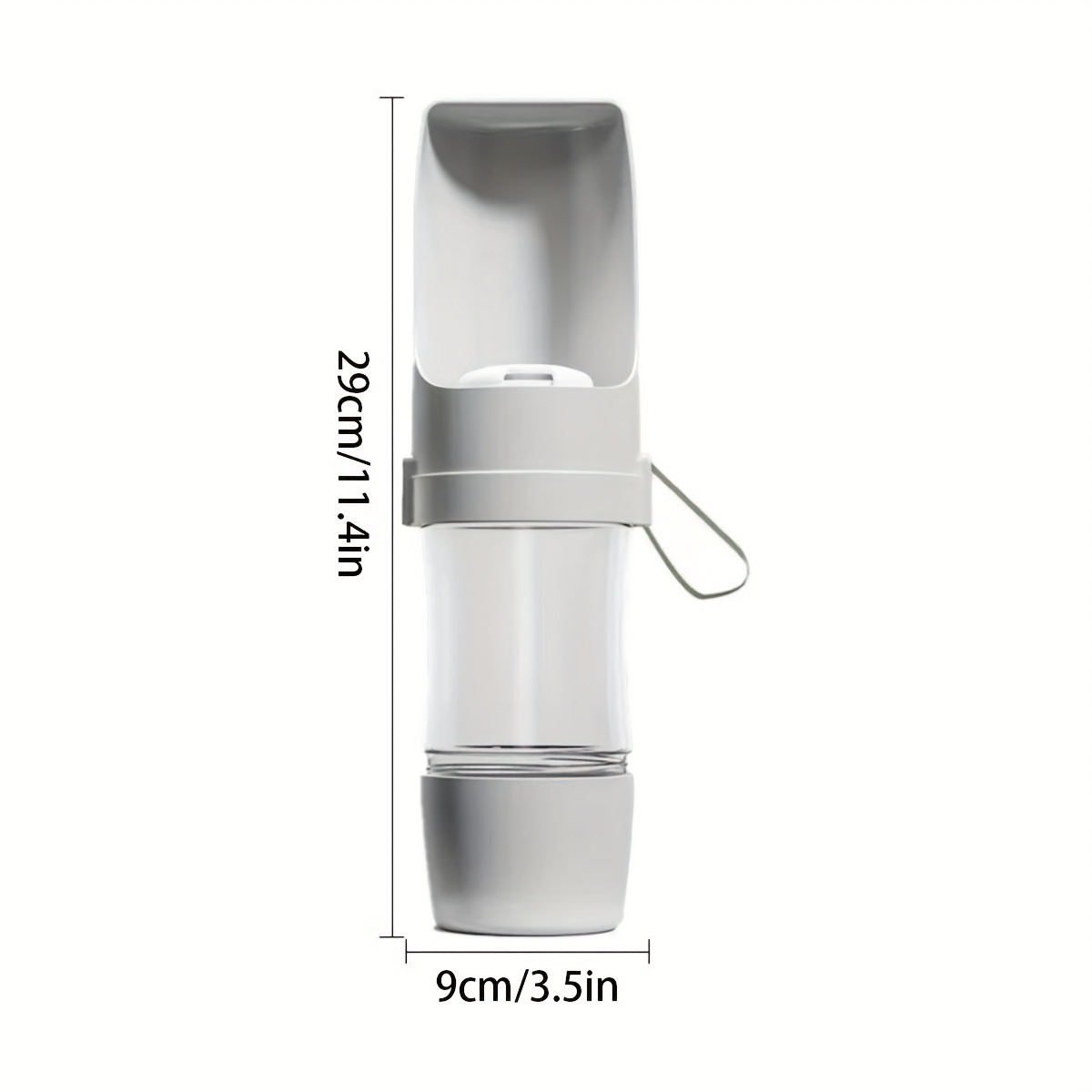 Image of Portable Dog Water Bottle - Leak-proof Plastic Pet Water Dispenser, Ideal For Outdoor And Travel