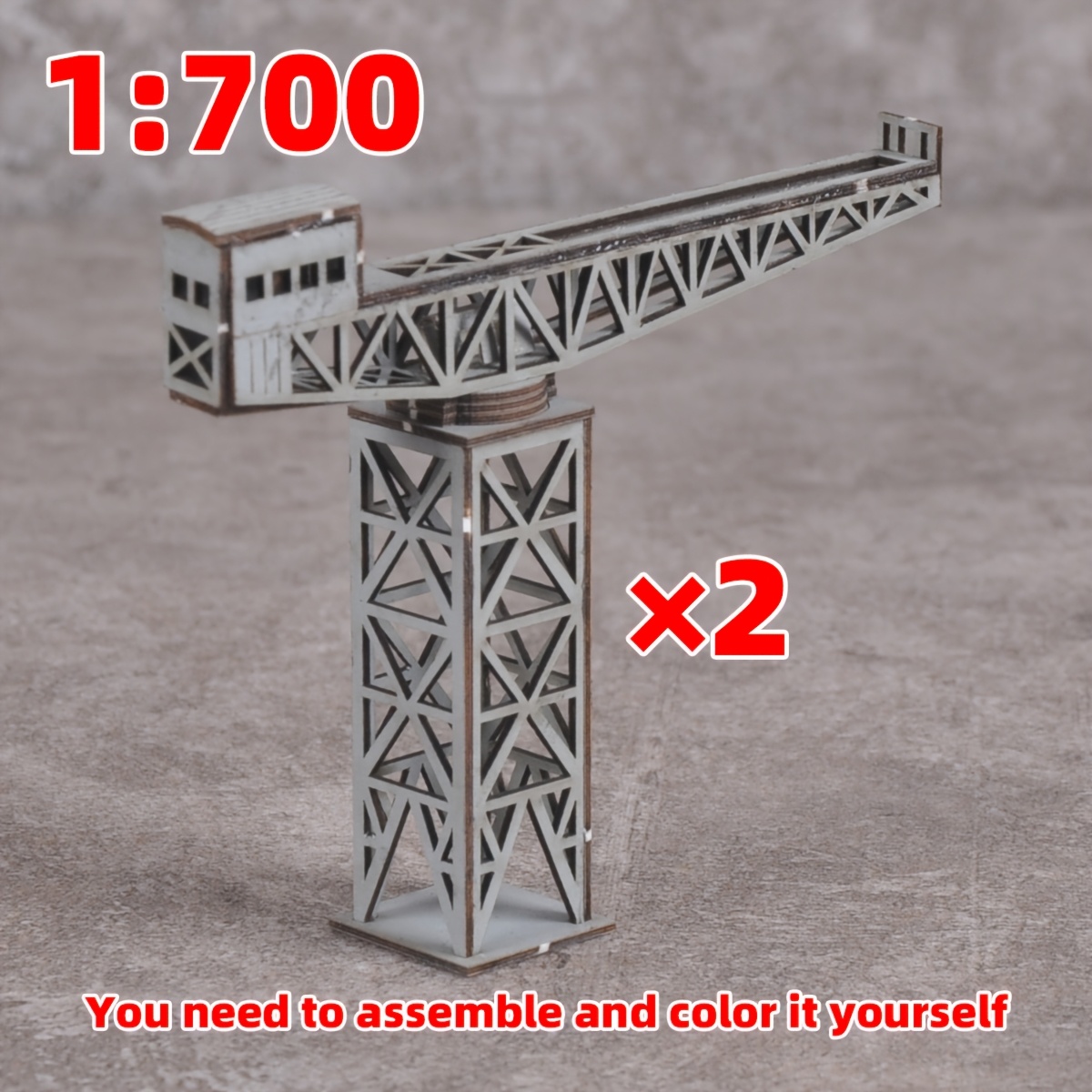 1/700 Scale Model Kit, Dock Naval Base Tower Crane Diorama