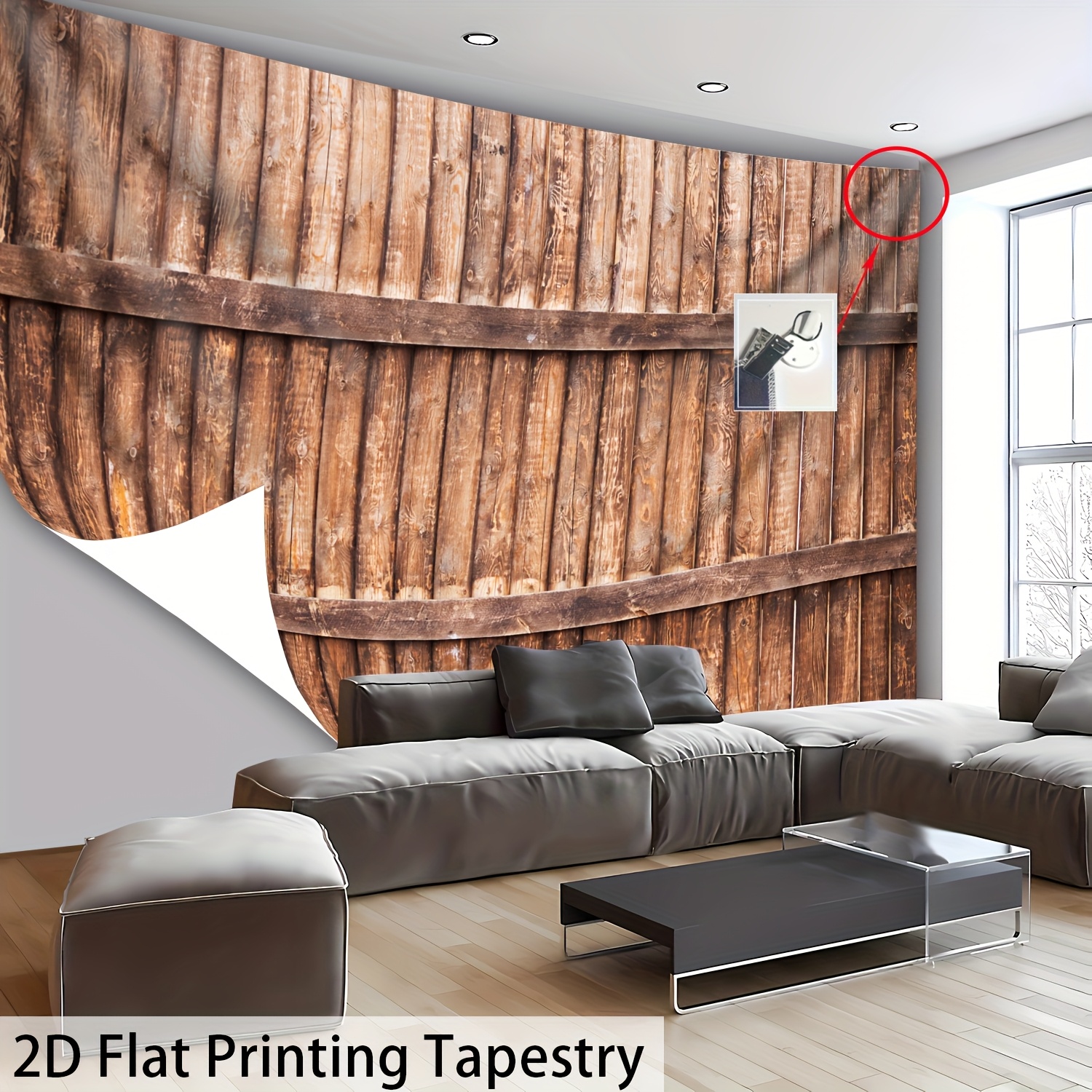 E-shop 2D Flat - [2D Flat Druck] 1 Stück - Ultra Große Größe - Primitives Foto Landschaft - HD Digitaldruck Riesiges Wandbild - Polyester -