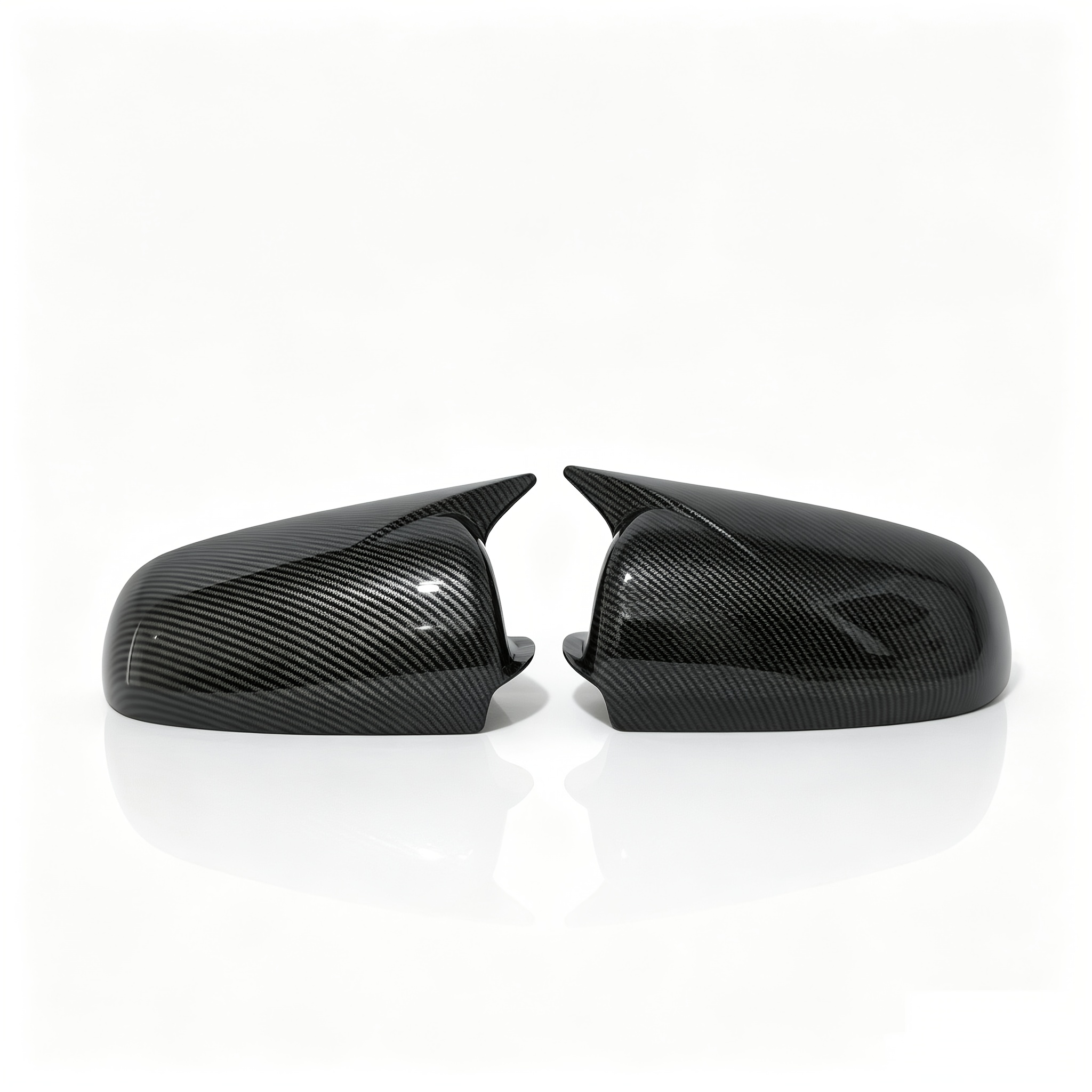 TEMU Pair Car Rear View Mirror Cover For A3 S3 8p 2005-2008 A4 S4 B6 B7 8e 8h A6 S6 C6 4f Rearview Mirror Case Cover Side Door