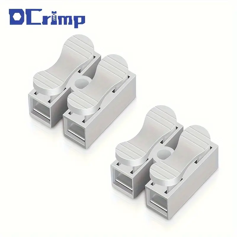 ch 2 quick connect wire terminals durable steel spring connectors for easy cable clamping supports 110v 240v 5