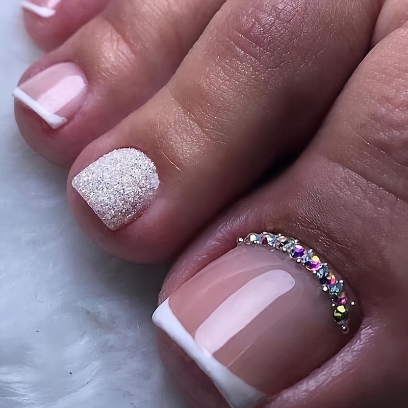 TEMU 24pcs Ongles à clouer à l'aide d'un à pile Blast-Flash