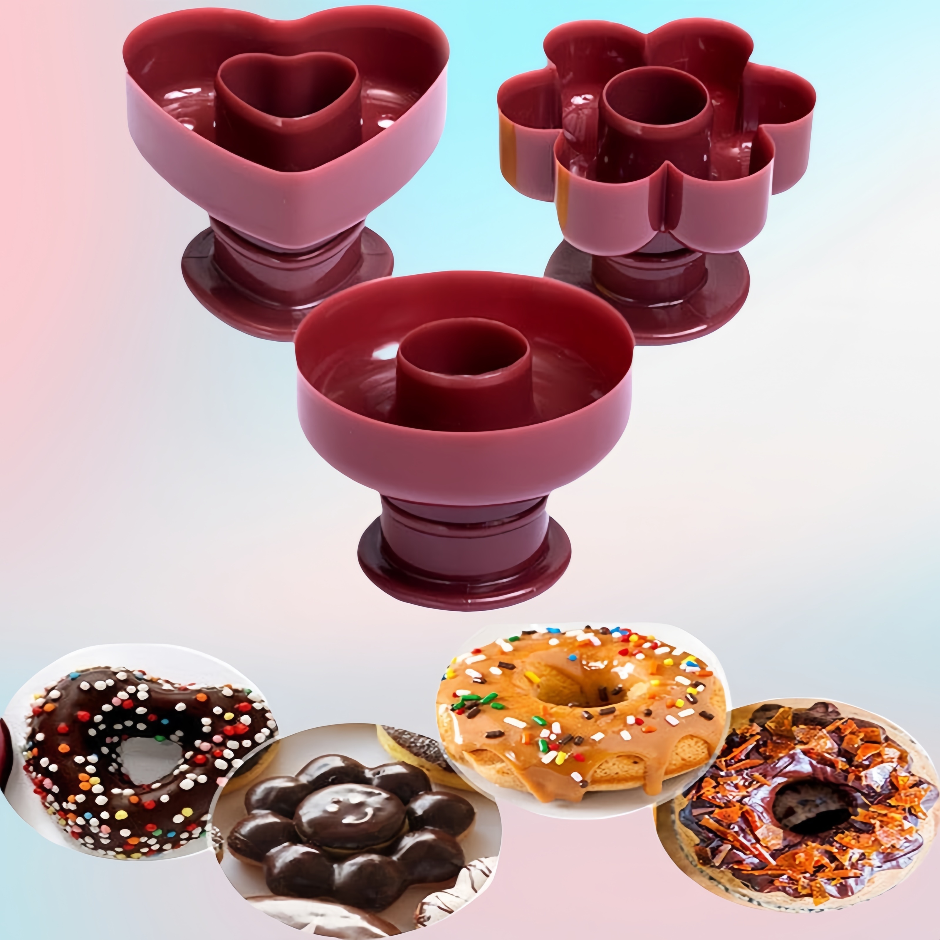 donut mold 3pcs baking mold round baking pan Temu Germany