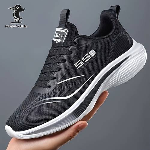 mens shoes spring summer mesh breathable ultra light soft sole anti slip shock absorption student running casual sports shoes double straps single strap dense mesh large mesh random