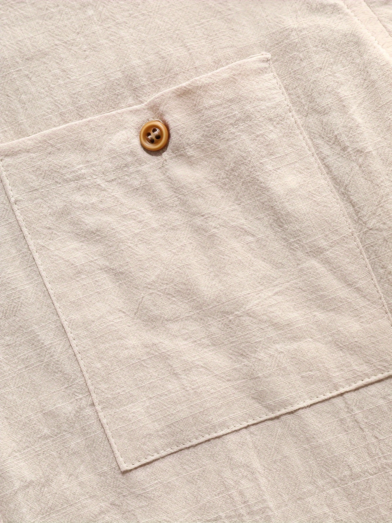 ανδρικό καθημερινό βαμβακερό πουκάμισο - μονόχρωμο, με κουμπιά και τσέπη στο στήθος, πλενόμενο στο πλυντήριο - ιδανικό για το καλοκαίρι λεπτομέρειες 39
