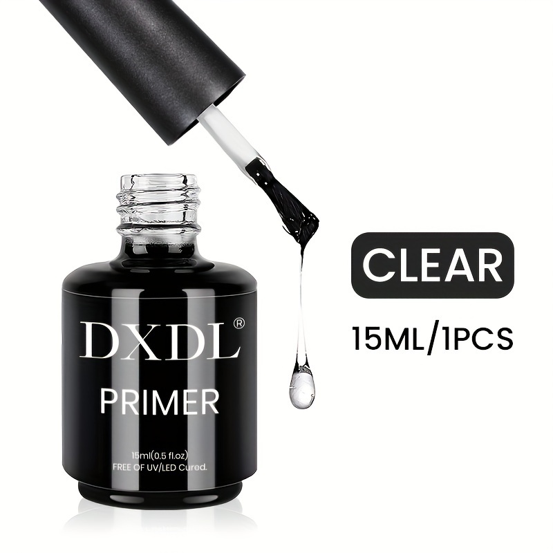 Image of Dxdl 1pc 15ml Acid-free For Nail Primer, For Nail Prep Bonding Primer, For Nail Primer No Lift Prep For Nail Gel, Dry, For Nail Art For Long-lasting For Nail Polish At