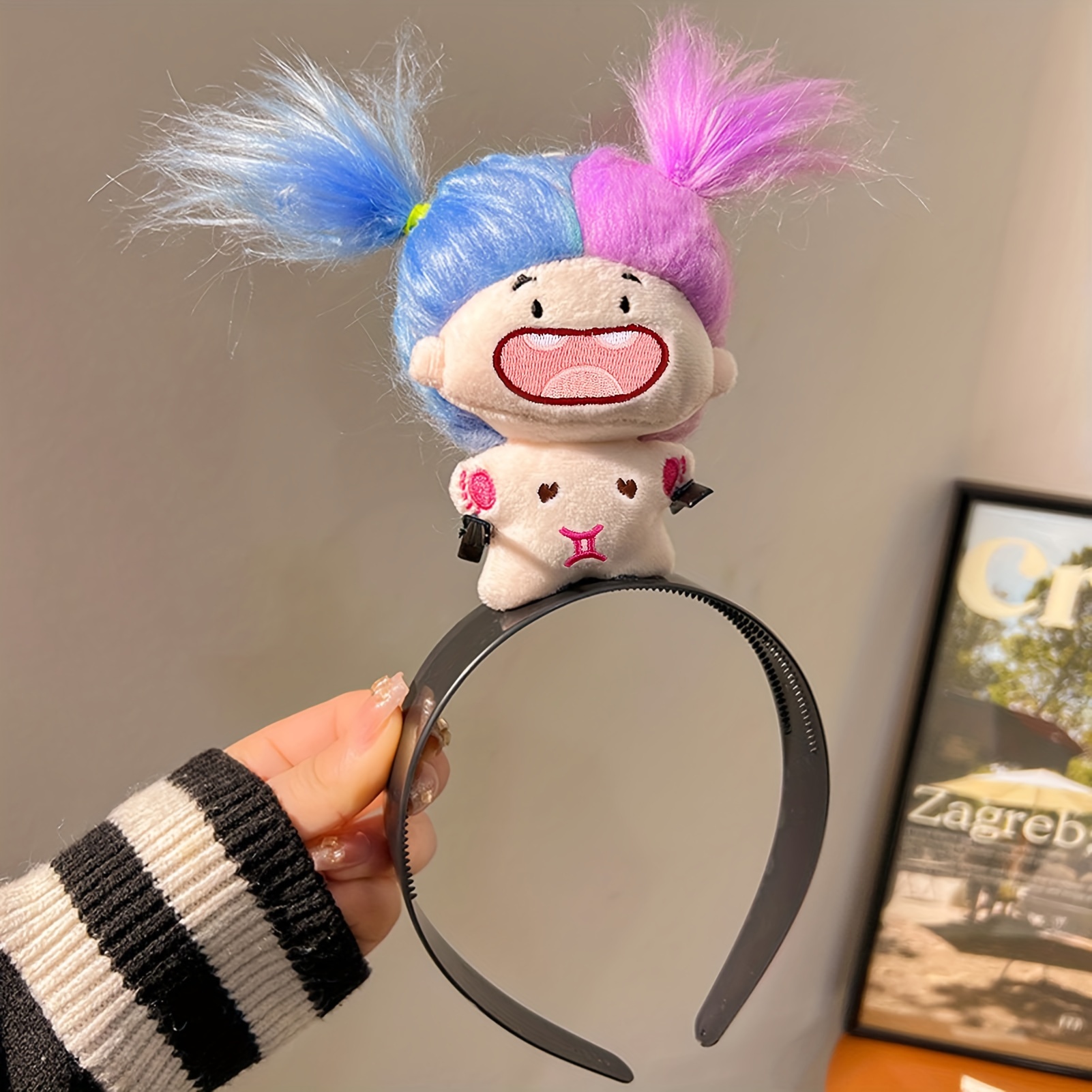 

Funny Ugly Doll Hair Bands Creative Plush Ugly Wash Hair Accessories For Party Supplies Hair Accessory Gifts Cute Cartoon Design: The Cartoon Ugly Doll Hair Hoop Adds A To Any Outfit, Making It