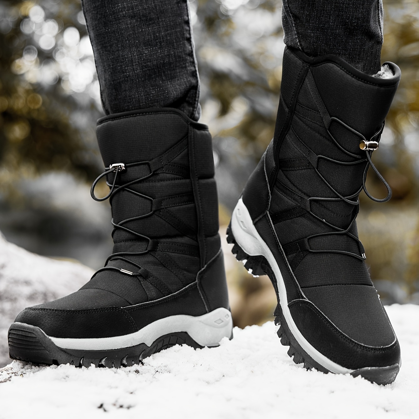 Schneestiefel Schnee Und Wanderschuhe Herren-Schneestiefel, Winter