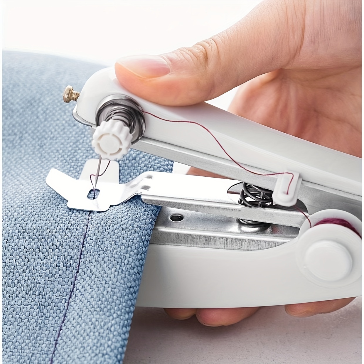 

Portable Mini Handheld Sewing Machine - Easy-to-use, Compact Tailoring Tool For Quick Clothing Repairs & Diy Projects