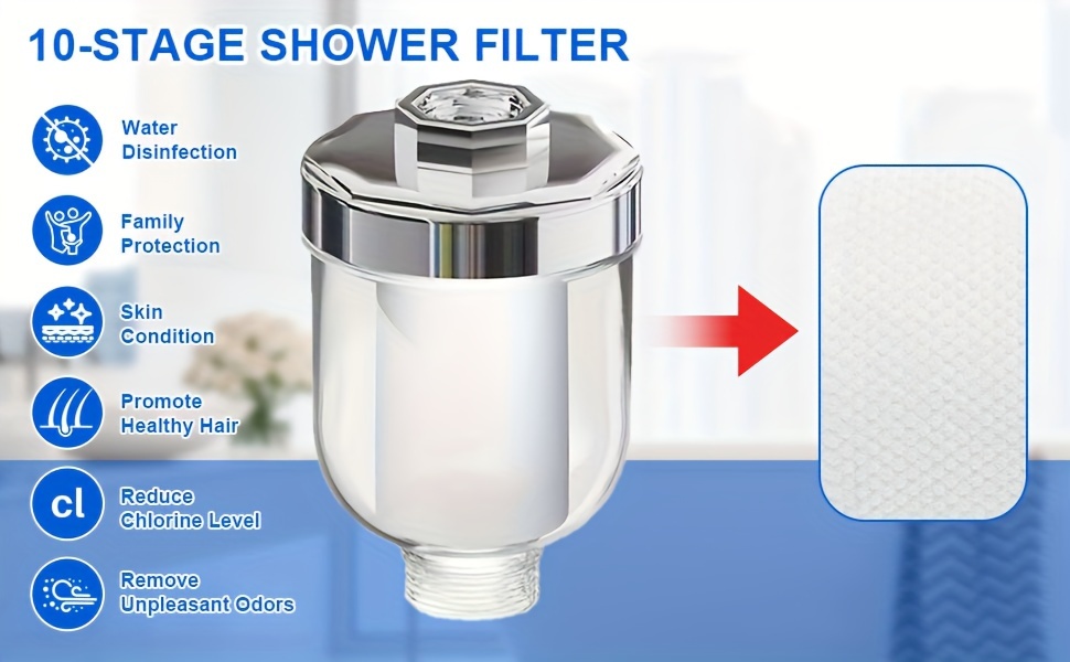     shower faucet water filter enhances     hair removes impurities details 0