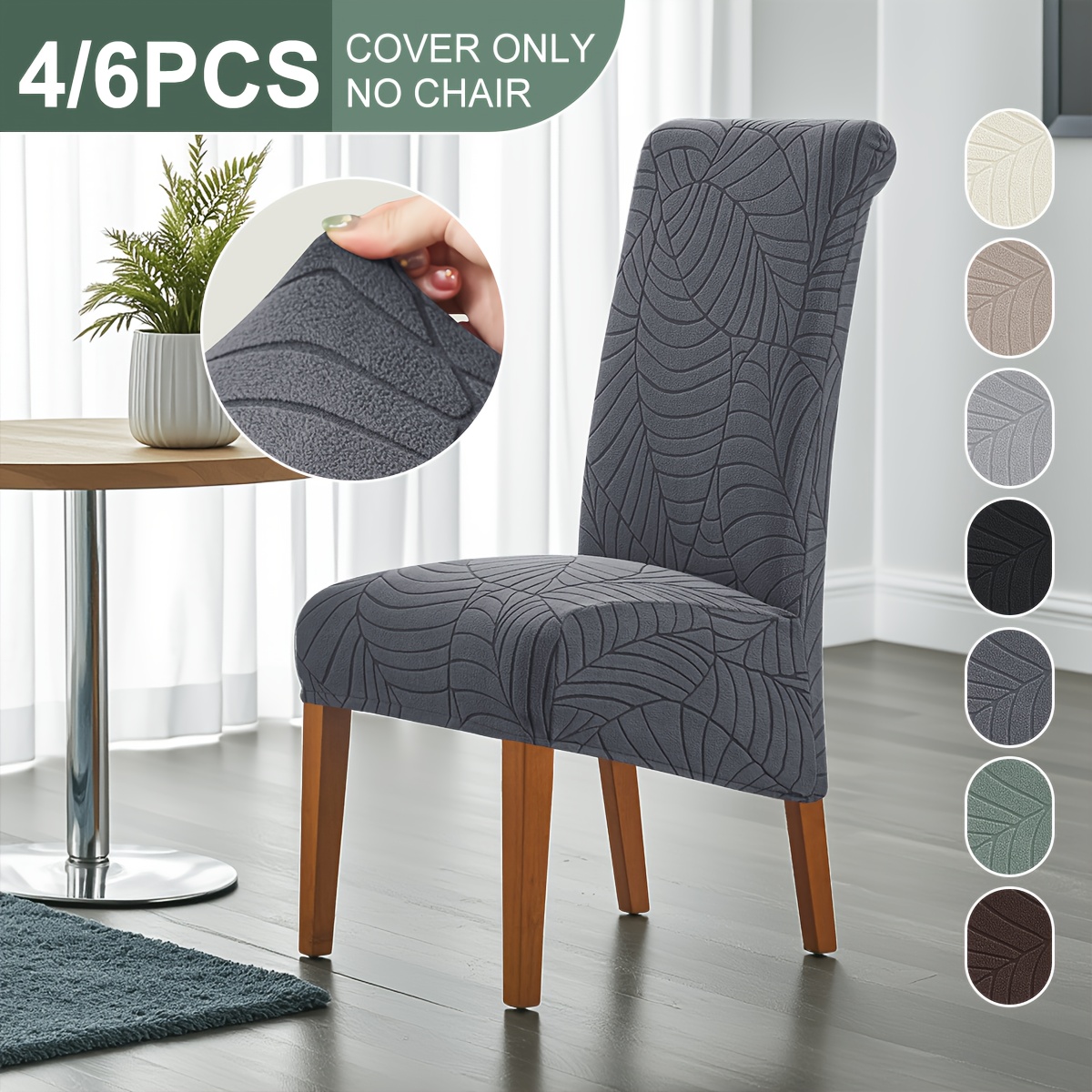 dining chair back covers sold on Temu United States