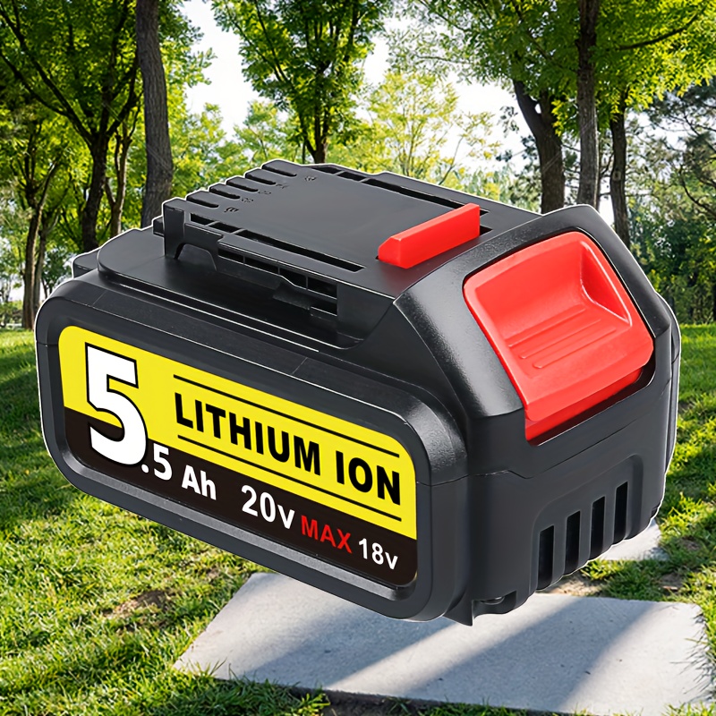 

20v 5.5ah Battery Replacement For 20v Battery Del1810 Dcb206 Dcb205 Dcb204 Dcb200 Dcb201 Dcb203 Dcb205 Dcb207 Dcd/dcf/dcg Series Cordless Power Tools Battery Tbdcb206