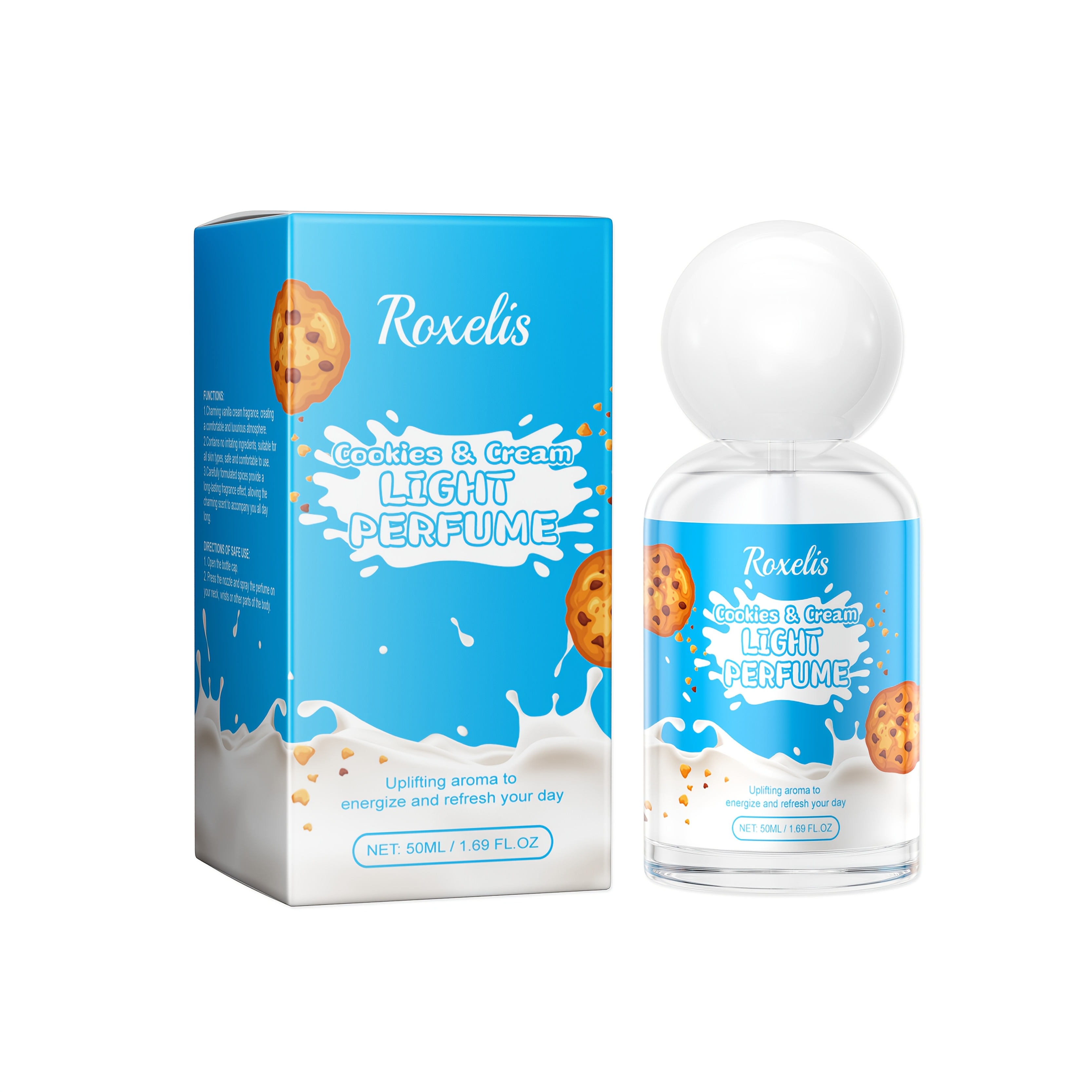 Image of Evaporated Milk Cookie Perfume, Long- Fragrance For Women, Luxury Gift