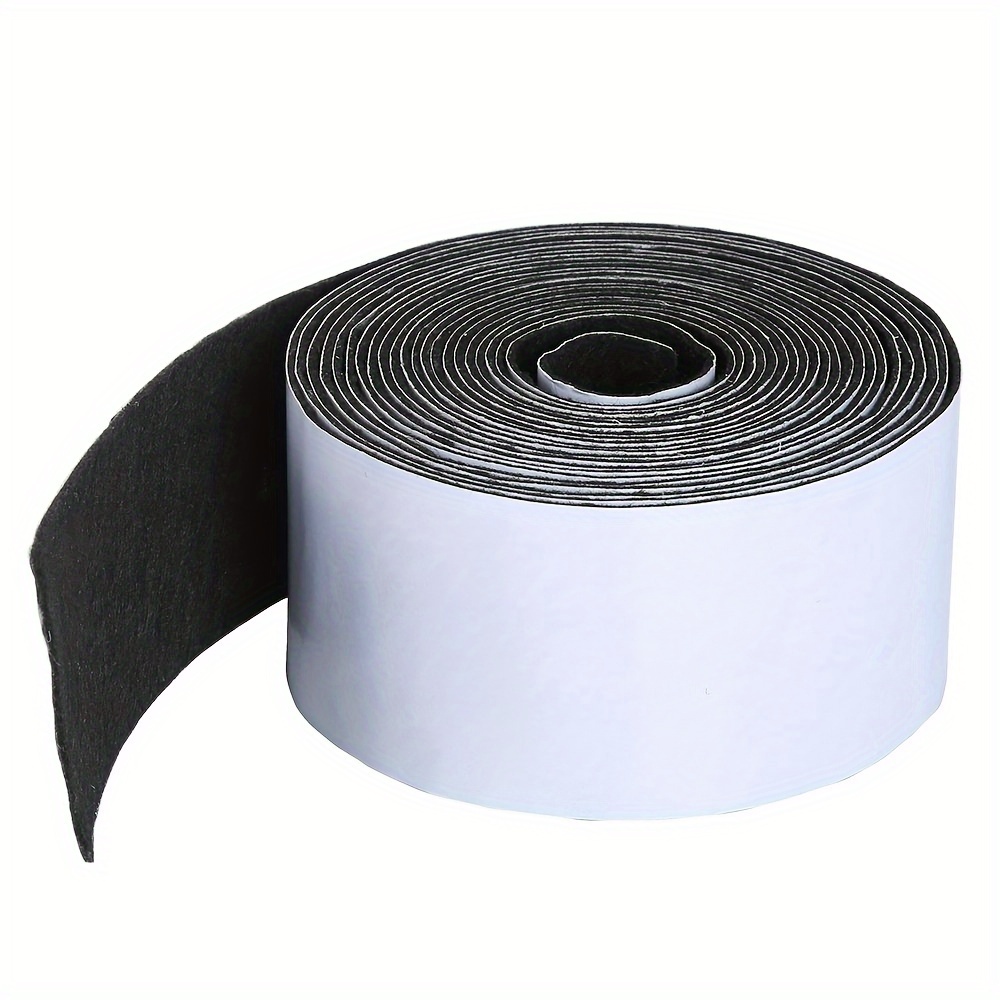 Image of 1 Pack Felt Tape In Self Adhesive, Polyester Felt Tape Furniture Felt Strips 1.96 Inch X 0.04 Inch X 9.8 Feet For Furniture And Hard Surfaces
