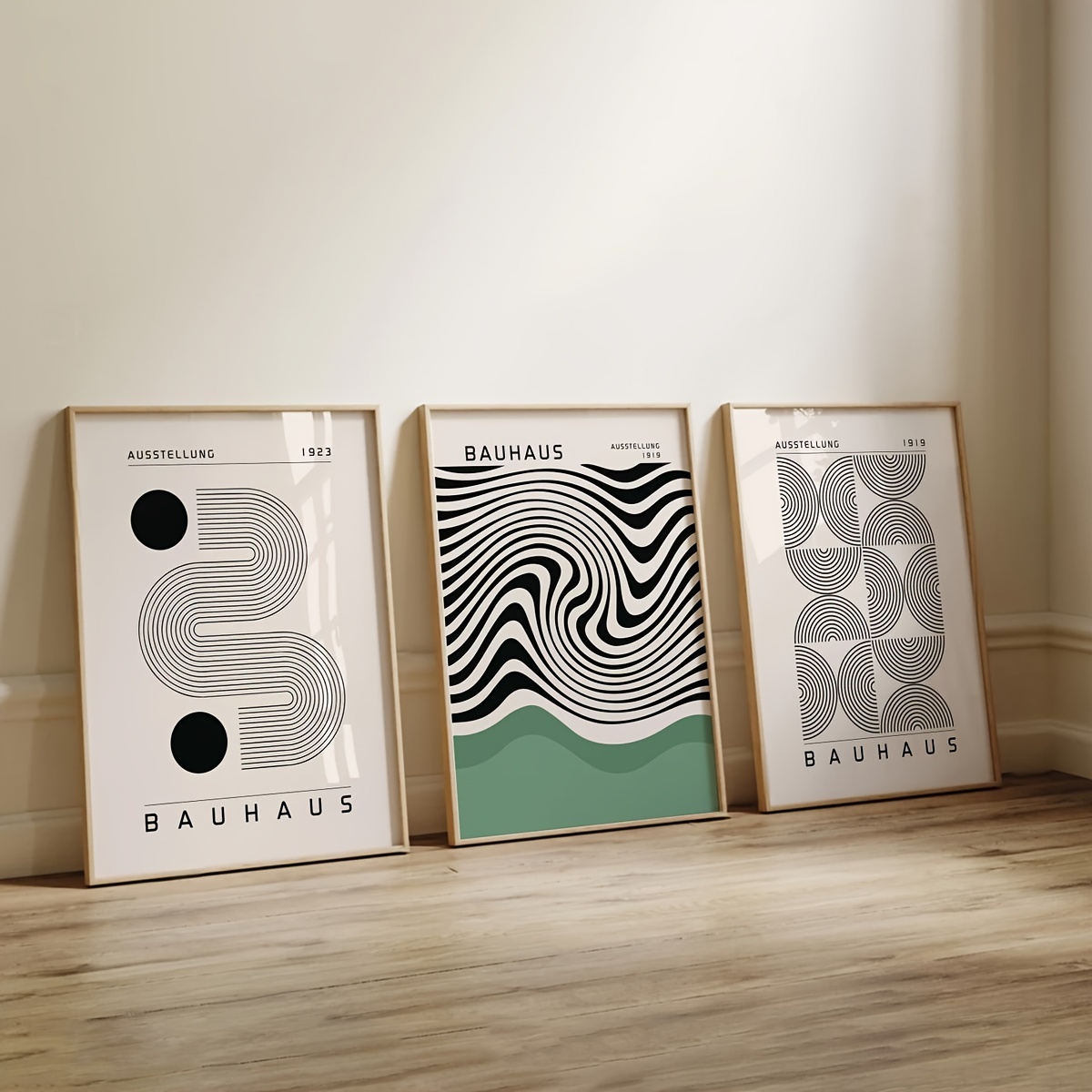 TTHYUEWS Leinwand-Wandbild Set – 3-teilig, Je 40x60 Cm, Vogel & Abstrakte Kunst, Für Wohnzimmer & Büro