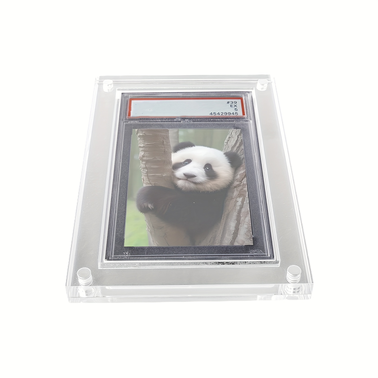 1pc 2pcs transparent acrylic graded card holder case psa cgc - Temu