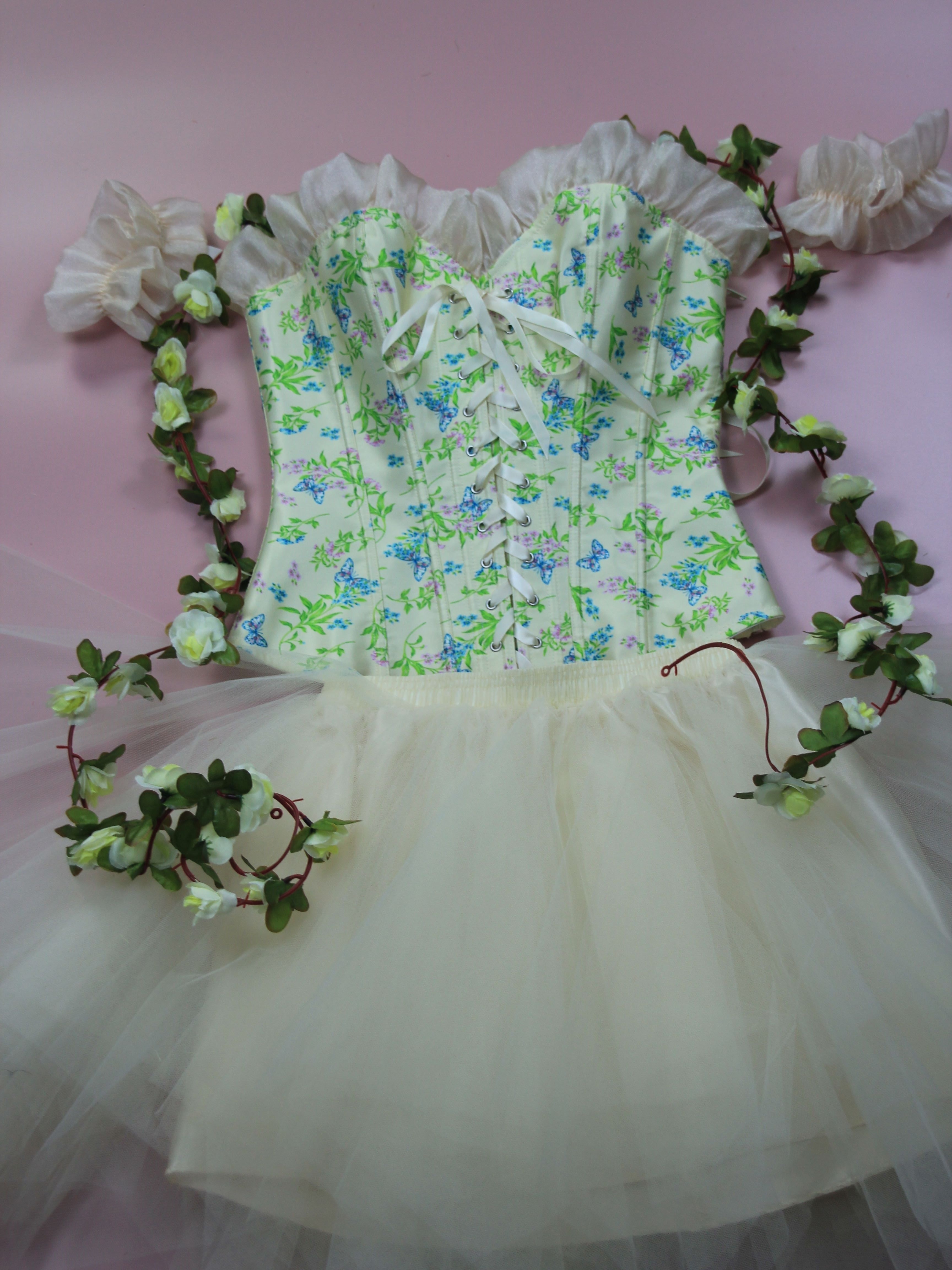 vintage rococo print fitting corset tutu skirt - Temu Norway